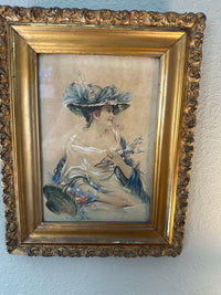Antique picture by A U Parrish 1901