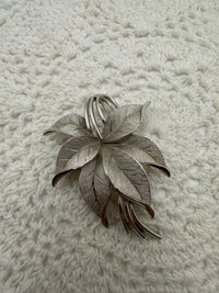 Vintage Trifari Leaf Brooch Pin