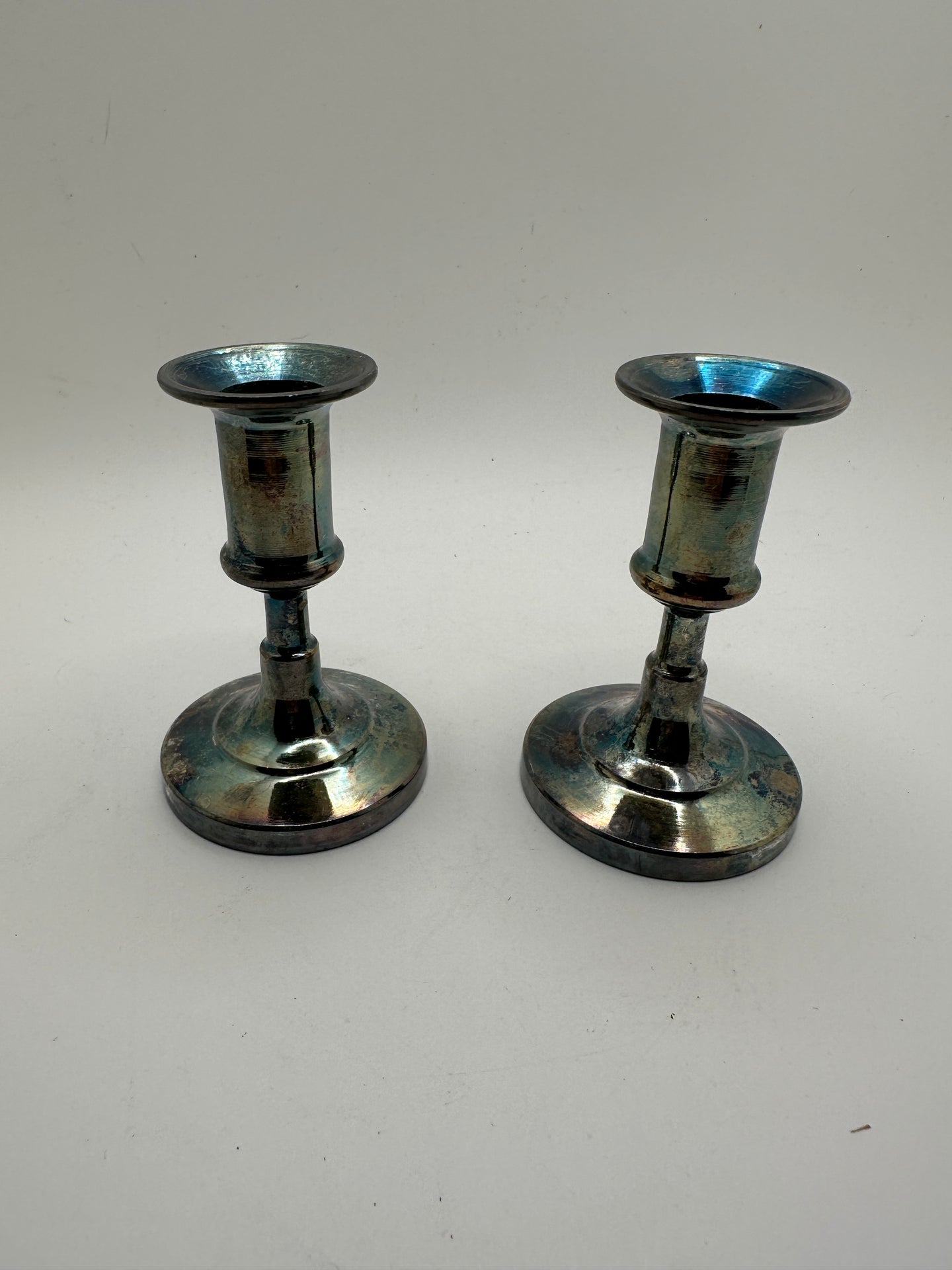Vintage Silverplate Candlestick Holder