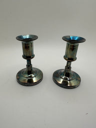 Vintage Silverplate Candlestick Holder