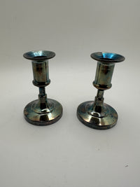 Vintage Silverplate Candlestick Holder
