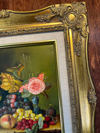 Vintage Pair of Oil Paintings by Parkey and Mindy