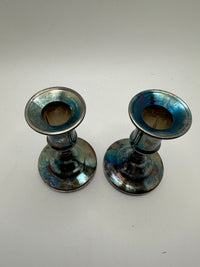 Vintage Silverplate Candlestick Holder