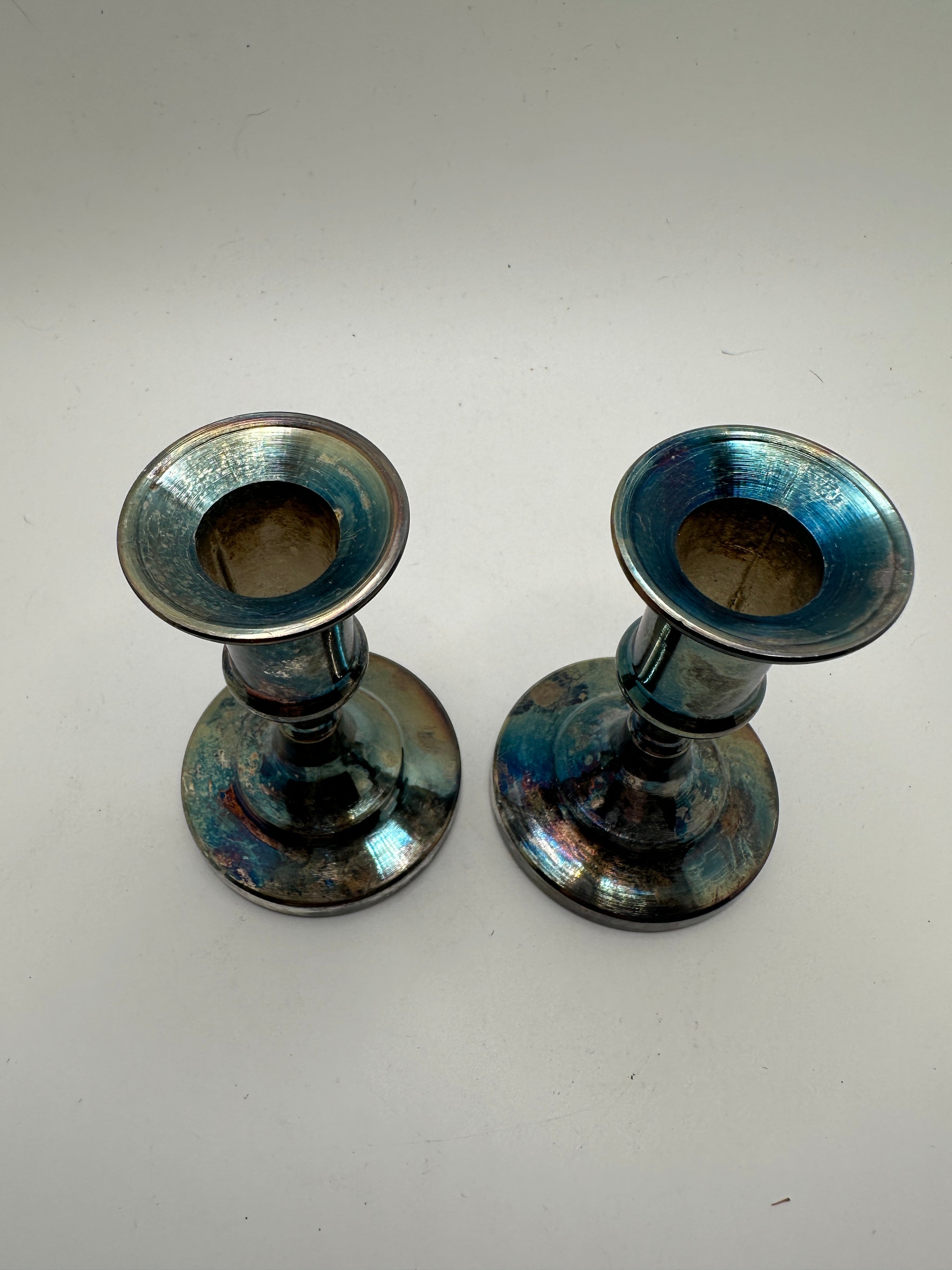 Vintage Silverplate Candlestick Holder