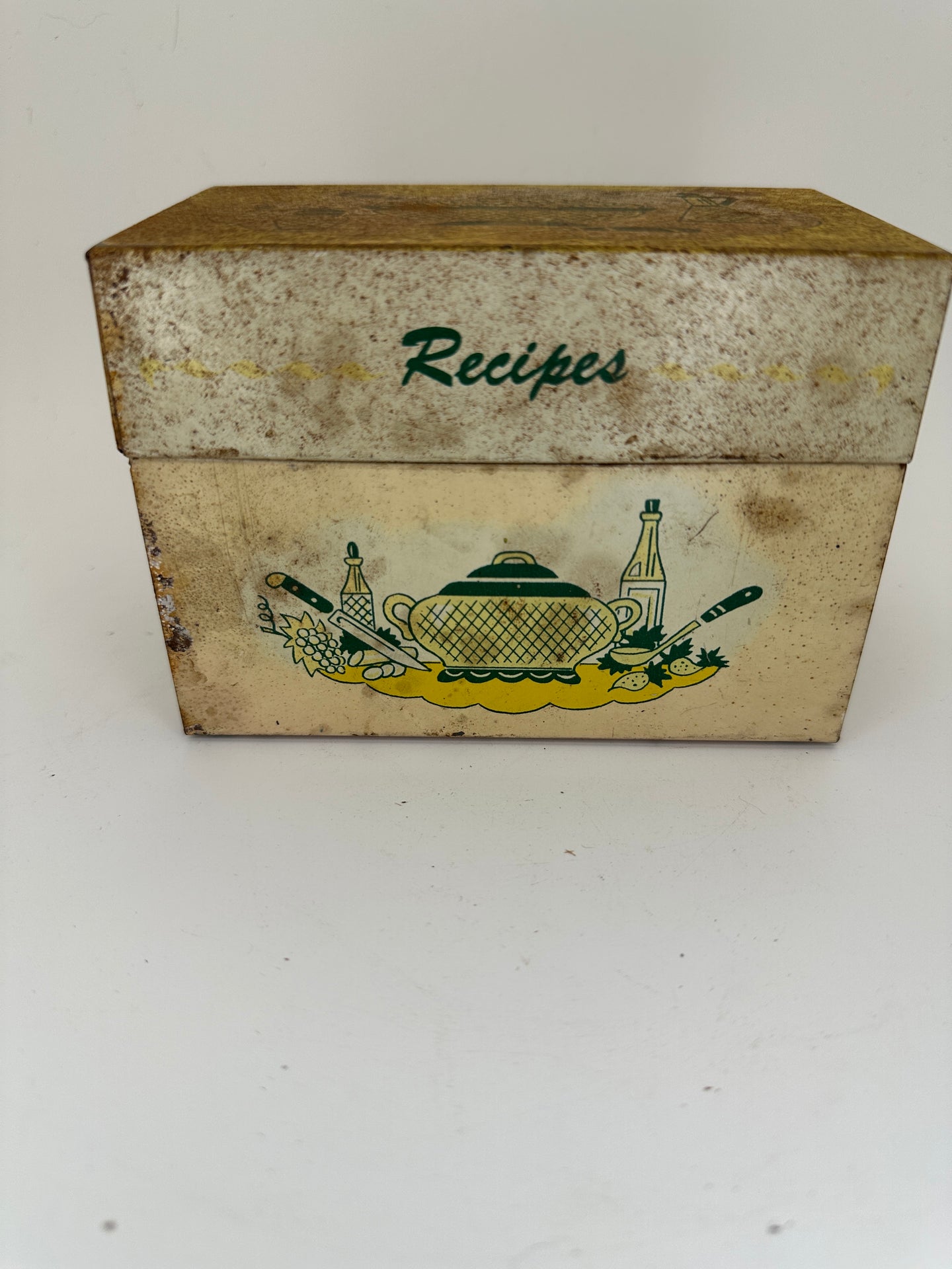 Vintage Ohio Art Bryan Recipe Box