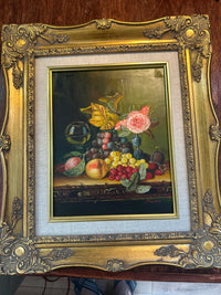 Vintage Pair of Oil Paintings by Parkey and Mindy