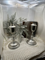 Shirley Williamsburg Virginia Pewter Oil Lamp