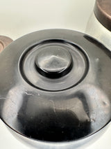 Vintage Aluminum Canister Set of Three
