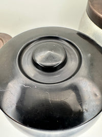 Vintage Aluminum Canister Set of Three