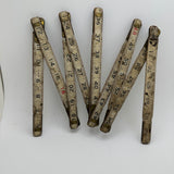 Vintage Folding Wooden Folding Extension .Ruler