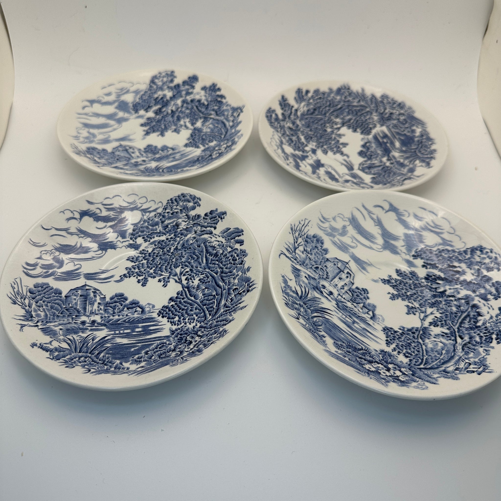 Set of Four Wedgwood Countryside Dessert Plate
