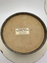 Vintage Musical “Happy Birthday” Cake Plate