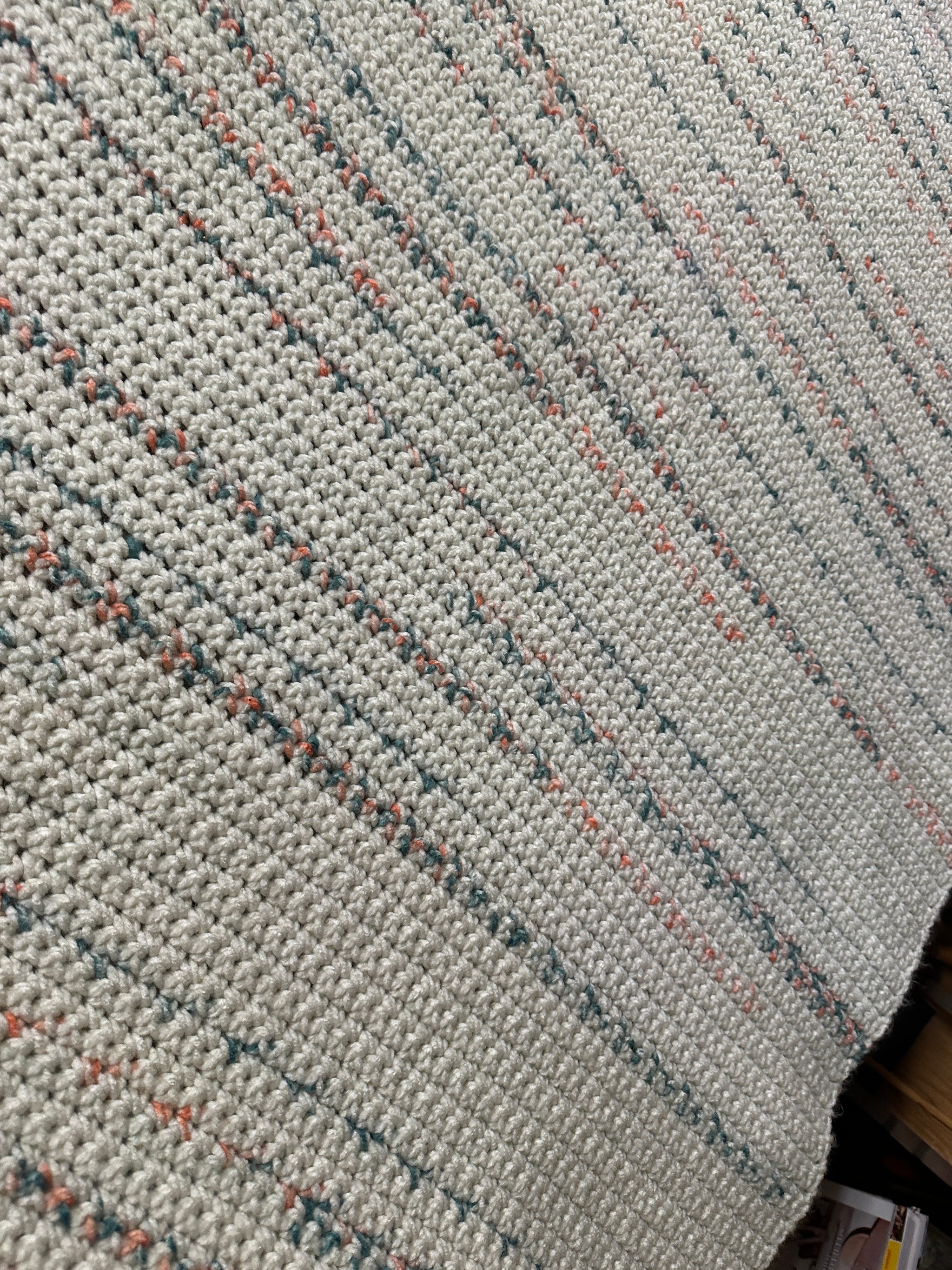 Vintage Lap Size Afghan