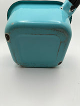 Vintage Blue Square Enamelware