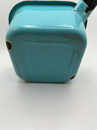 Vintage Blue Square Enamelware