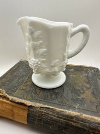 Vintage Heritage Milk Glass Westmorland Creamer