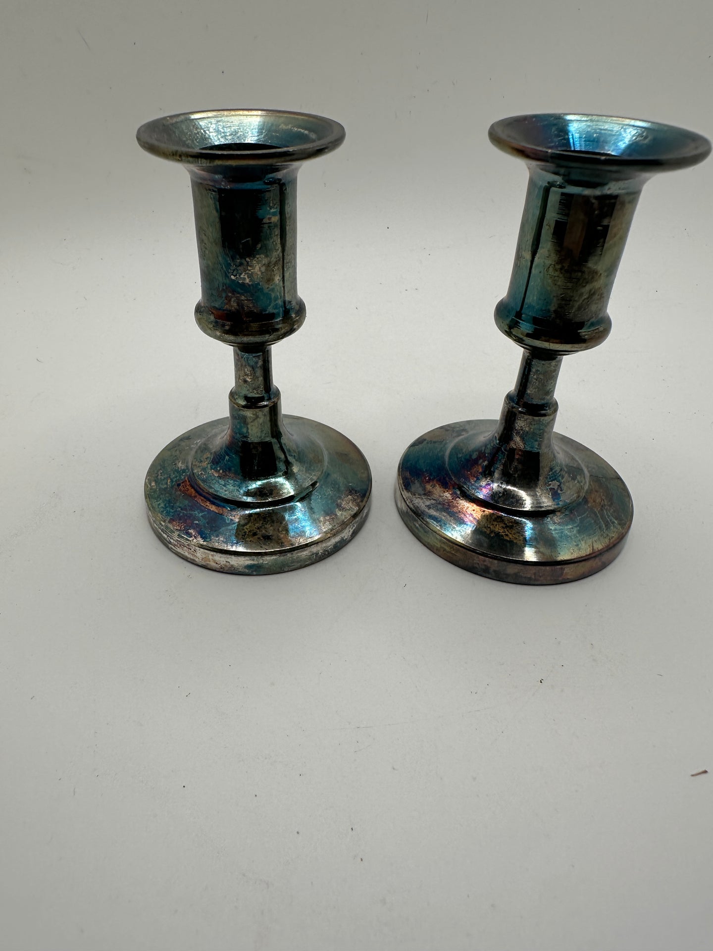 Vintage Silverplate Candlestick Holder
