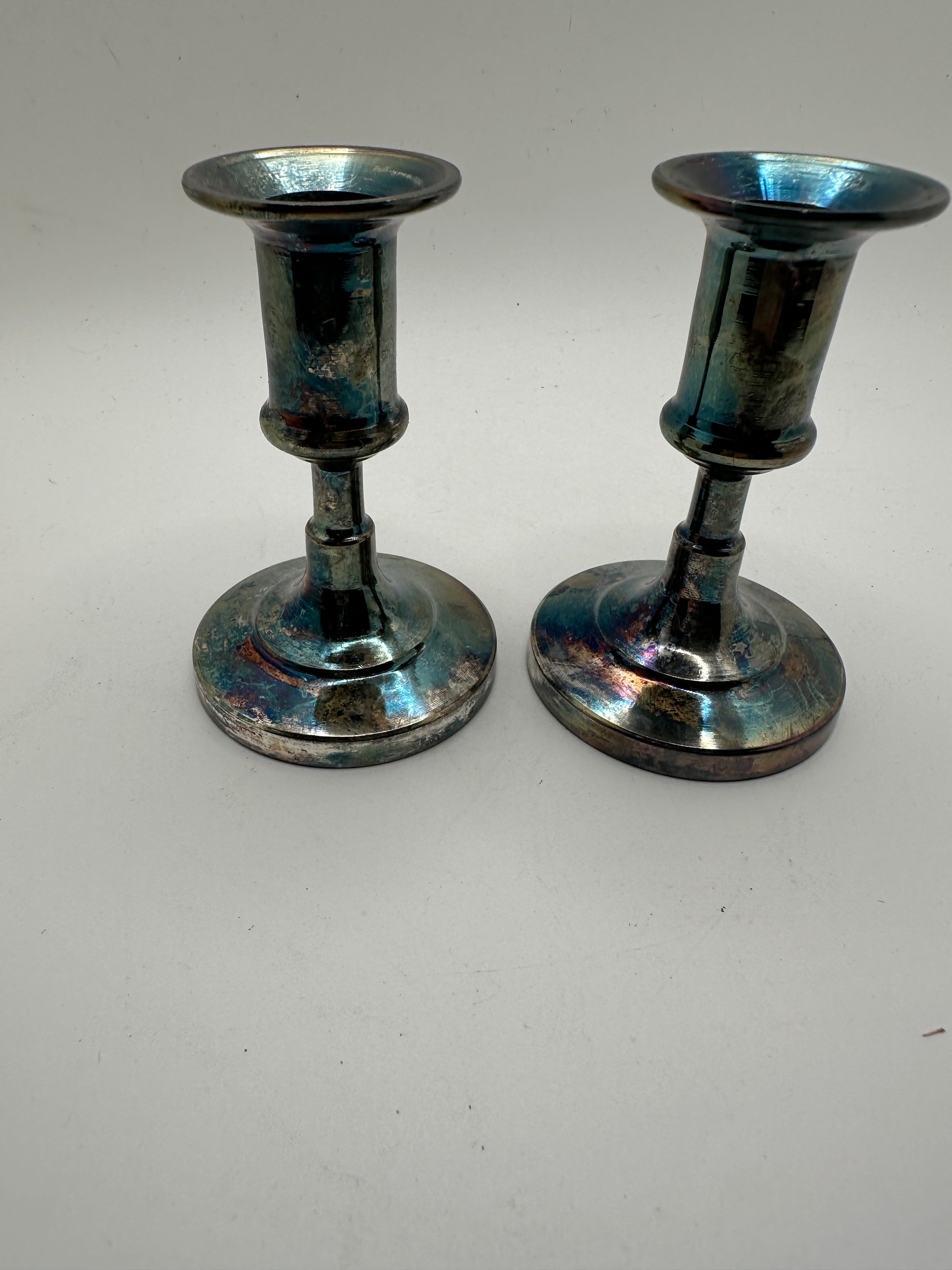Vintage Silverplate Candlestick Holder