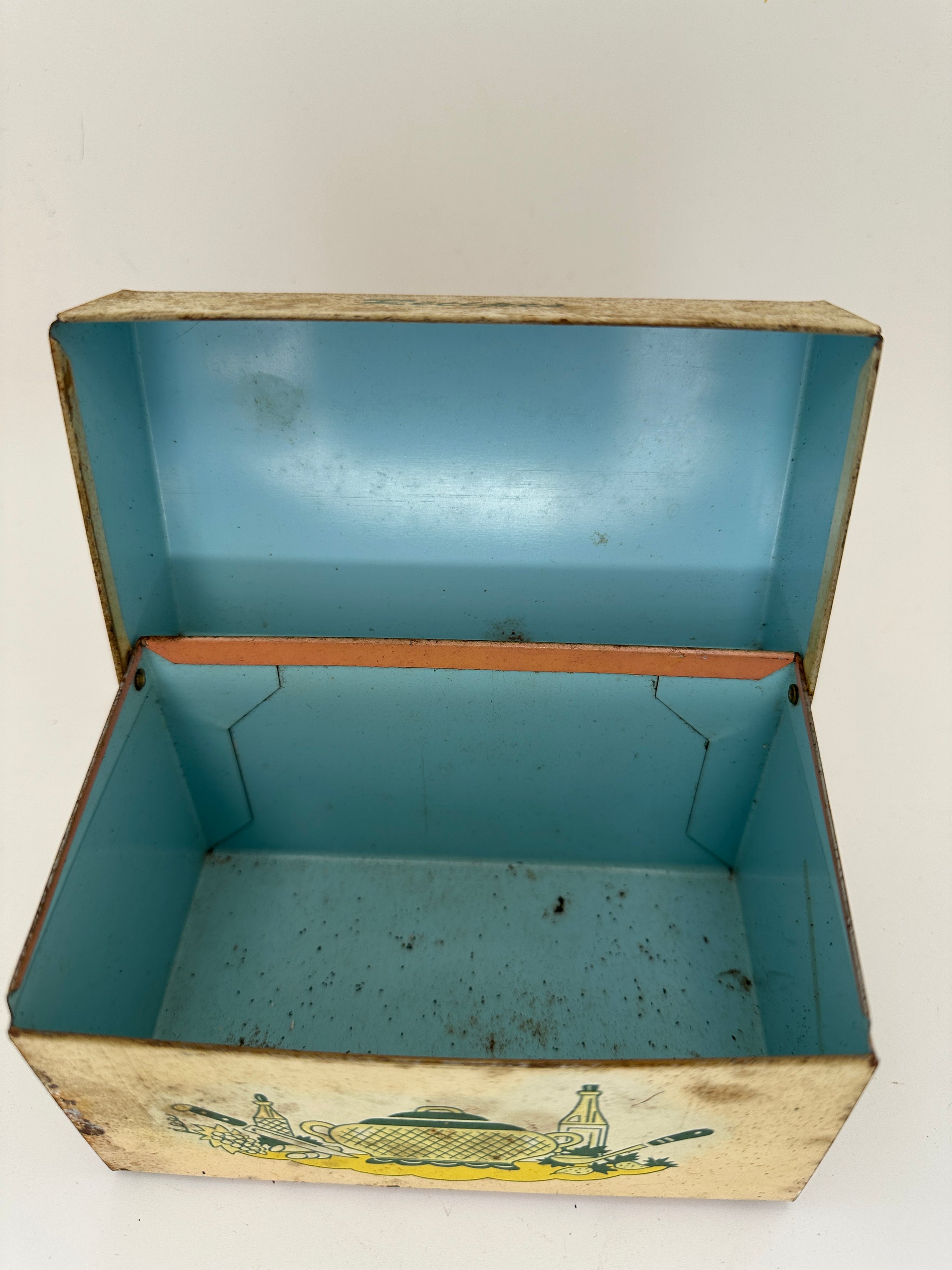 Vintage Ohio Art Bryan Recipe Box