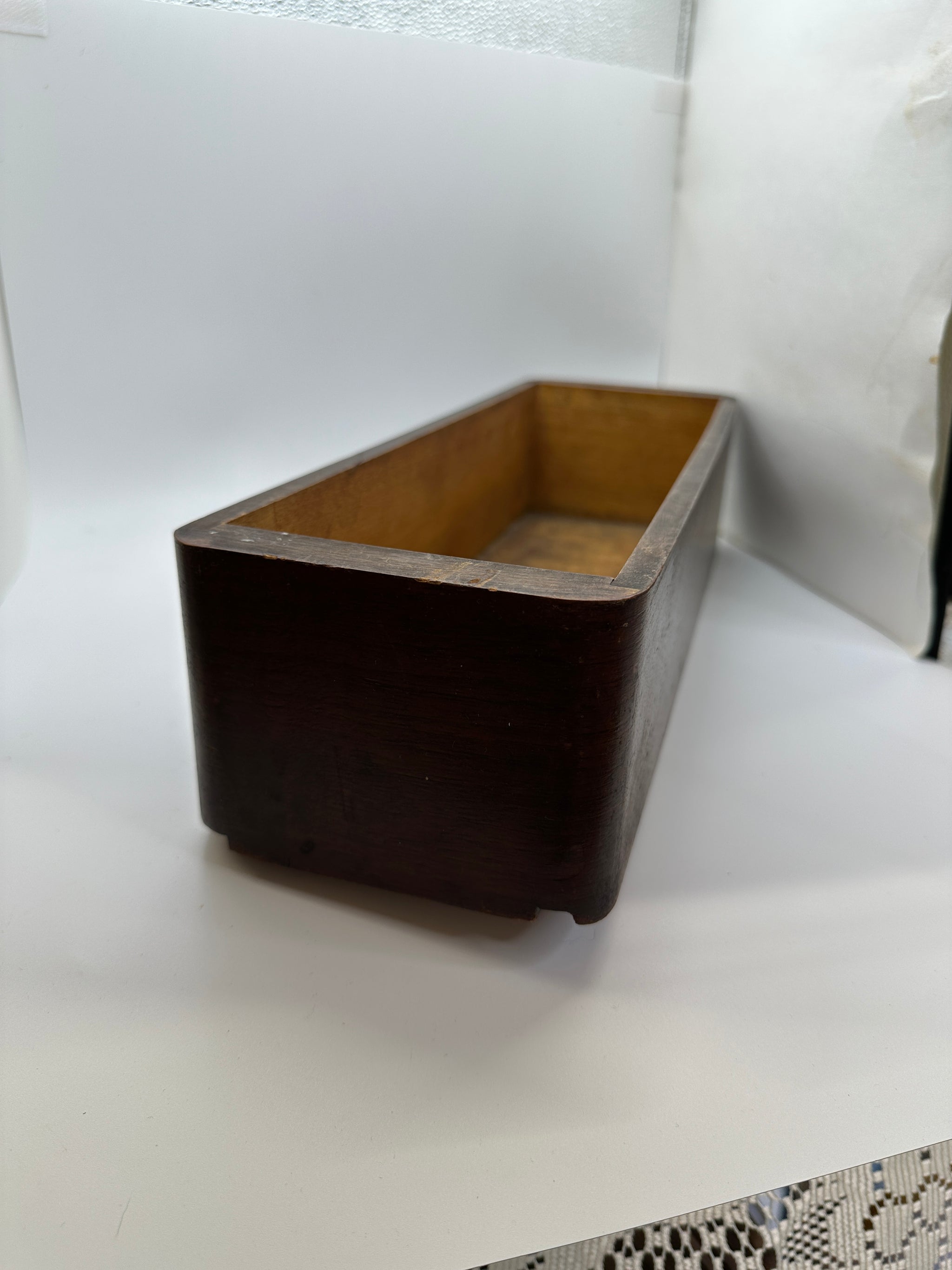 Vintage Wood Sewing Machine Drawer