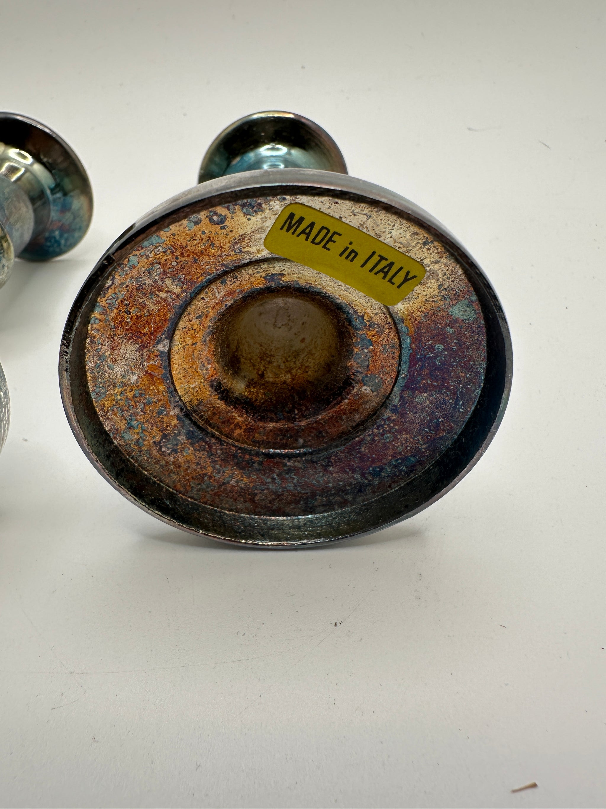 Vintage Silverplate Candlestick Holder