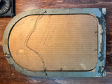 Antique Bowed Glass Oval Family Picture