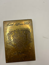 British WW1 Officers Club Cigarette Box, 4th Regiment, Prince of Whales