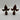Set of Two Cast Iron Fleur De Lis Fence Topper Finials