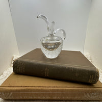 Vintage Glass Apple Perfume Bottle