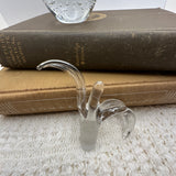 Vintage Glass Apple Perfume Bottle