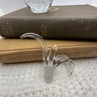 Vintage Glass Apple Perfume Bottle