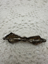 Vintage Bow Knot Pearl Brooch
