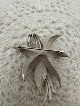 Vintage Trifari Leaf Brooch Pin