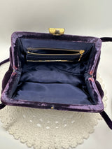 Vintage Purple Velvet Purse