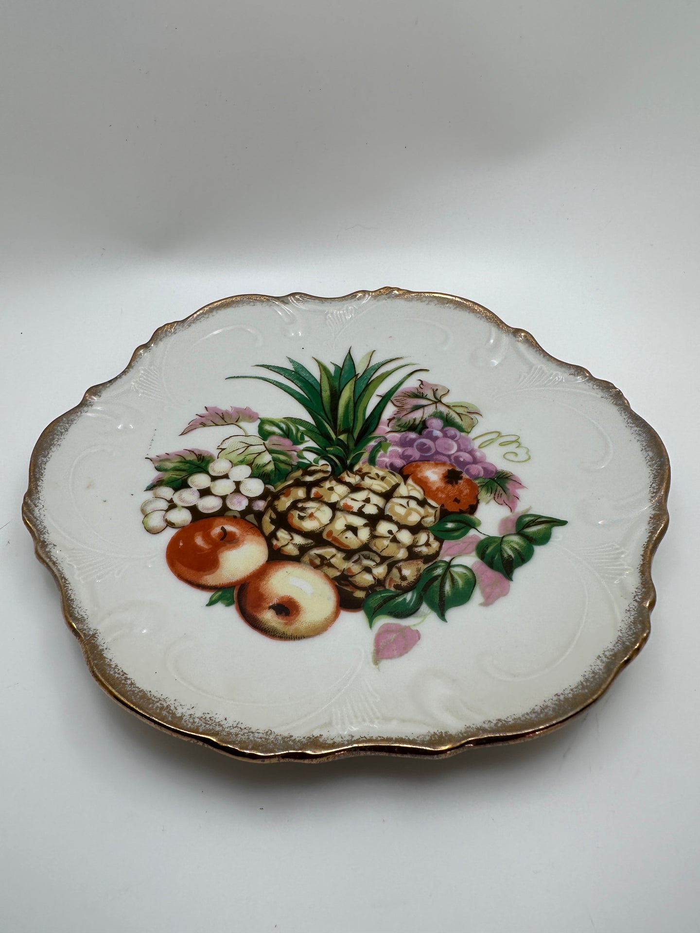 Pair of Vintage Motif Porcelain Wall Plates